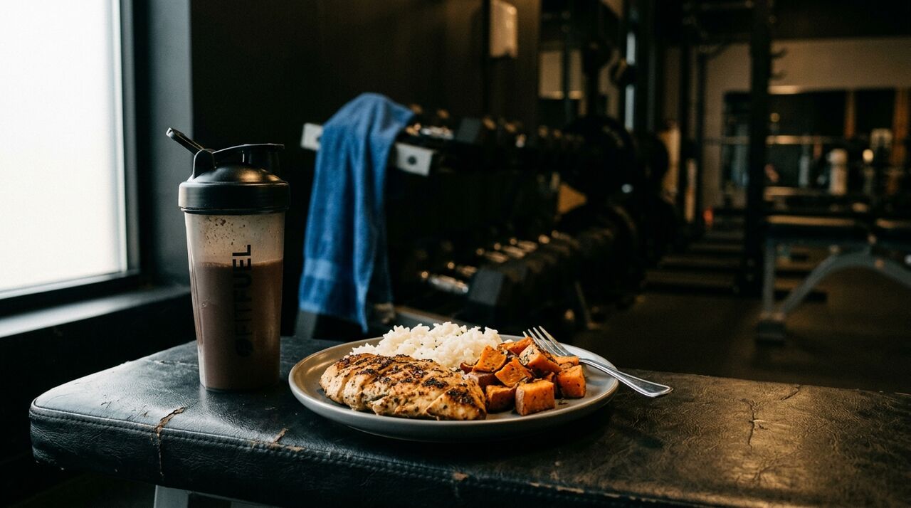 Comida de recuperación post-entreno: proteína con carbohidratos