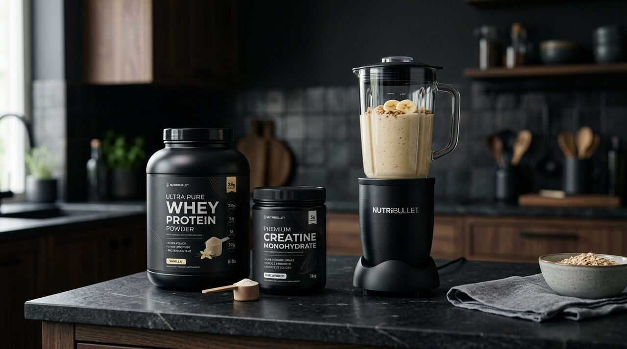 Suplementos deportivos: proteína whey y creatina